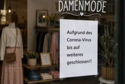 Viele Geschäfte mussten währen den Lockdowns geschlossen halten.
