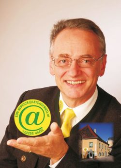 Porträt von Leichtfried, IT-Berater, vor einem neutralen Hintergrund.